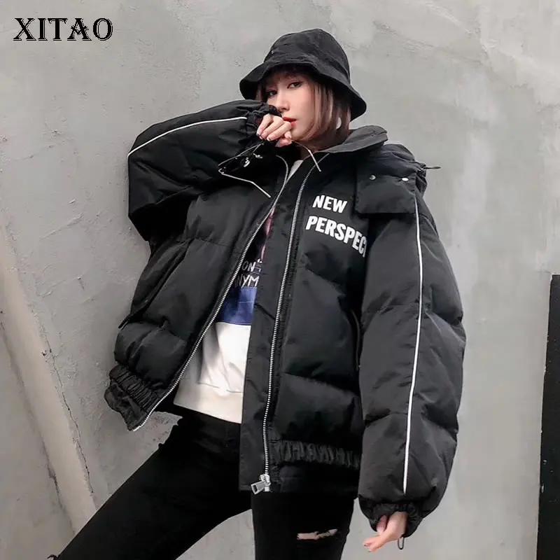 XITAO Letter Printing Short Parka Thicken Hooded Winter Coat Women Plus Plus Size Loose Streetwear Women Clothes 2019 DMY1777
XITAO Letter Printing Short Parka Thicken Hooded Winter Coat Women Plus Plus Size Loose Streetwear Women Clothes 2019 DMY1777