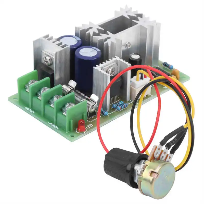 Motor Speed Control Module DC12V24V36V48V High Power Drive Board PWM 20A DC10-60V Speed Regulator Module
Motor Speed Control Module DC12V24V36V48V High Power Drive Board PWM 20A DC10-60V Speed Regulator Module
