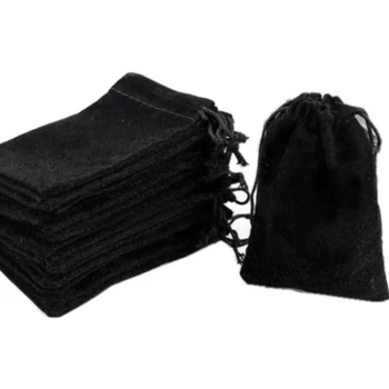 Black Flocking Cloth Jewelry Pouches/Drawstring Velvet Bag Drawstring Jewellery Bag Drawstring Gift Bag,50 Pcs,3X4In 
Black Flocking Cloth Jewelry Pouches/Drawstring Velvet Bag Drawstring Jewellery Bag Drawstring Gift Bag,50 Pcs,3X4In