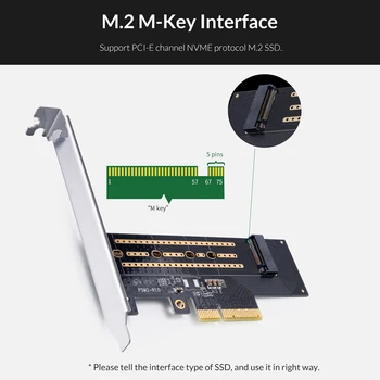 ORICO M.2 M Key NVMe SSD to PCI-e 3.0 Gen3 X4 Expansion Card Adapter 32Gbps for 2230 2242 2260 2280 PCI-e NVMe M.2 SSD Adapter
ORICO M.2 M Key NVMe SSD to PCI-e 3.0 Gen3 X4 Expansion Card Adapter 32Gbps for 2230 2242 2260 2280 PCI-e NVMe M.2 SSD Adapter