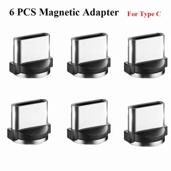 6PCS Magnetic Adapters For Magnetic Cable Fast Chargting Magentic Adapter For Android Type C iOS Mirco USB Magnetic Cable Cord
6PCS Magnetic Adapters For Magnetic Cable Fast Chargting Magentic Adapter For Android Type C iOS Mirco USB Magnetic Cable Cord