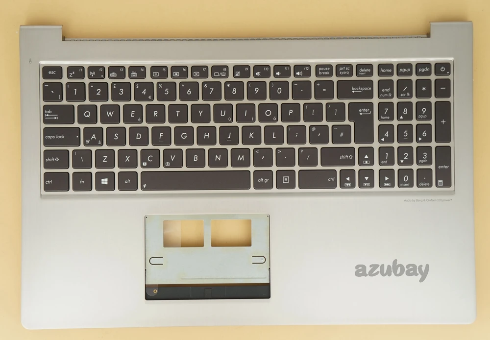 UK Keyboard w. Palmrest Cover for Asus Ux52 NSK-USG01 0K200-00080000 9Z.N8SLU.G01 90R-NTD1K1080Y 13N0-NPA05010A 13GNTD1AM040-1
UK Keyboard w. Palmrest Cover for Asus Ux52 NSK-USG01 0K200-00080000 9Z.N8SLU.G01 90R-NTD1K1080Y 13N0-NPA05010A 13GNTD1AM040-1