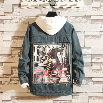 Spring and Autumn Winter Fashion Men Retro Loose Denim Jacket Men's Black Casual Washed Jean Jacket Coat Cowboy Outerwear Male
Spring and Autumn Winter Fashion Men Retro Loose Denim Jacket Men's Black Casual Washed Jean Jacket Coat Cowboy Outerwear Male