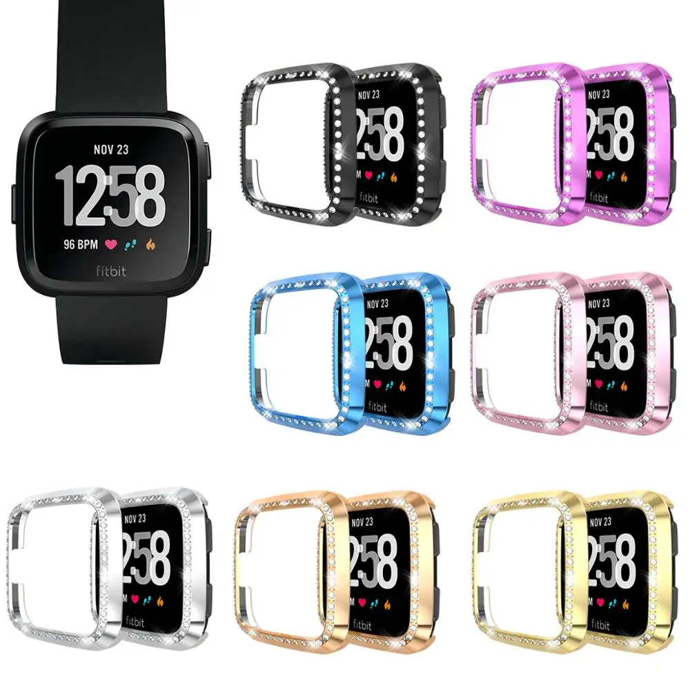 NEW Seven-Color PC-Cut Hollow Case with Diamonds Fashion Watch Accessories for Fitbit Versa and Versa lite Compression Protectio
NEW Seven-Color PC-Cut Hollow Case with Diamonds Fashion Watch Accessories for Fitbit Versa and Versa lite Compression Protectio