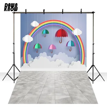 DAWNKNOW Cartoon Rainbow Photography Background Backdrop For Photographers Newborn Photocall Shoot Children Photo Studio lv2355
DAWNKNOW Cartoon Rainbow Photography Background Backdrop For Photographers Newborn Photocall Shoot Children Photo Studio lv2355