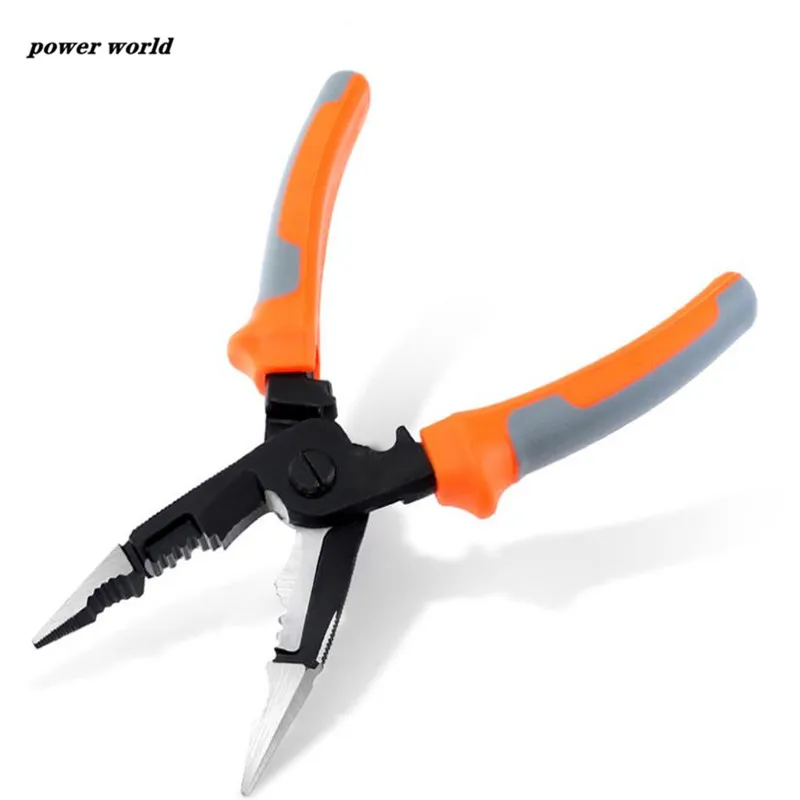 1Pcs 8" Cable Wire Stripper Pliers Multi-functional Electrician Needle Nose Pliers Wire Stripping Cutter Crimping Pliers Hand
1Pcs 8" Cable Wire Stripper Pliers Multi-functional Electrician Needle Nose Pliers Wire Stripping Cutter Crimping Pliers Hand