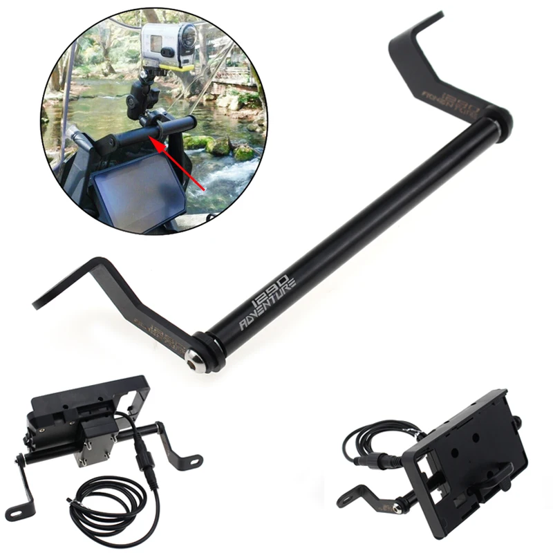 Motorcycle Mobile Navigation Bracket GPS Navigation Mounting Bracket Adapter Bracket for KTM 1290 Super Adventure S R 2017 2018
Motorcycle Mobile Navigation Bracket GPS Navigation Mounting Bracket Adapter Bracket for KTM 1290 Super Adventure S R 2017 2018