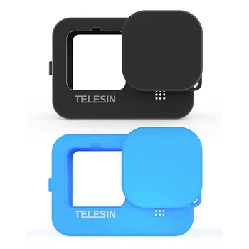 TELESIN Silicone Protective Case for GoPro HERO9 Action Camera Washable Shockproof with Lens Cover Housing Shell
TELESIN Silicone Protective Case for GoPro HERO9 Action Camera Washable Shockproof with Lens Cover Housing Shell