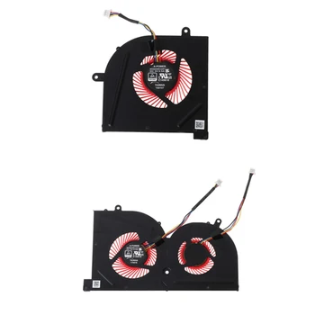 Laptop GPU CPU Cooling Fan for MSI GS63VR GS63 GS73 GS73VR MS-17B1 Stealth Pro CPU BS5005HS-U2F1 GPU BS5005HS-U2L1 Cooler C26
Laptop GPU CPU Cooling Fan for MSI GS63VR GS63 GS73 GS73VR MS-17B1 Stealth Pro CPU BS5005HS-U2F1 GPU BS5005HS-U2L1 Cooler C26