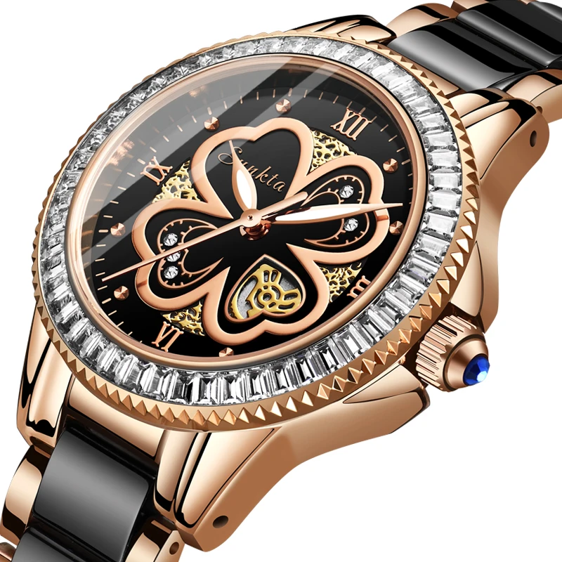 Montre Femme SUNKTA New Rose Gold Watch Women Quartz Watches Ladies Top Brand Luxury Female Wrist Watch Girl Clock Wife gift+Box
Montre Femme SUNKTA New Rose Gold Watch Women Quartz Watches Ladies Top Brand Luxury Female Wrist Watch Girl Clock Wife gift+Box