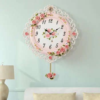 Nordic Wall Clock Modern Large Pink Flower Living Room Luxury Bedroom Swing Pendulum Clock Wall Hidden Stash Reloj Decor SC295
Nordic Wall Clock Modern Large Pink Flower Living Room Luxury Bedroom Swing Pendulum Clock Wall Hidden Stash Reloj Decor SC295