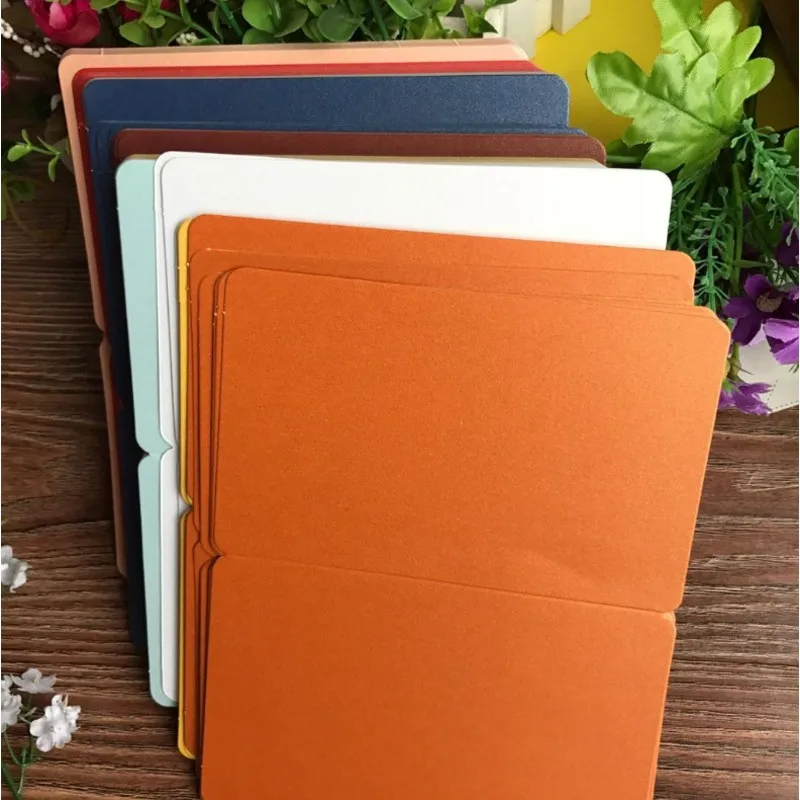 10Pcs/lot Solid color blank folded postcard new product Small gift message decoration card
10Pcs/lot Solid color blank folded postcard new product Small gift message decoration card