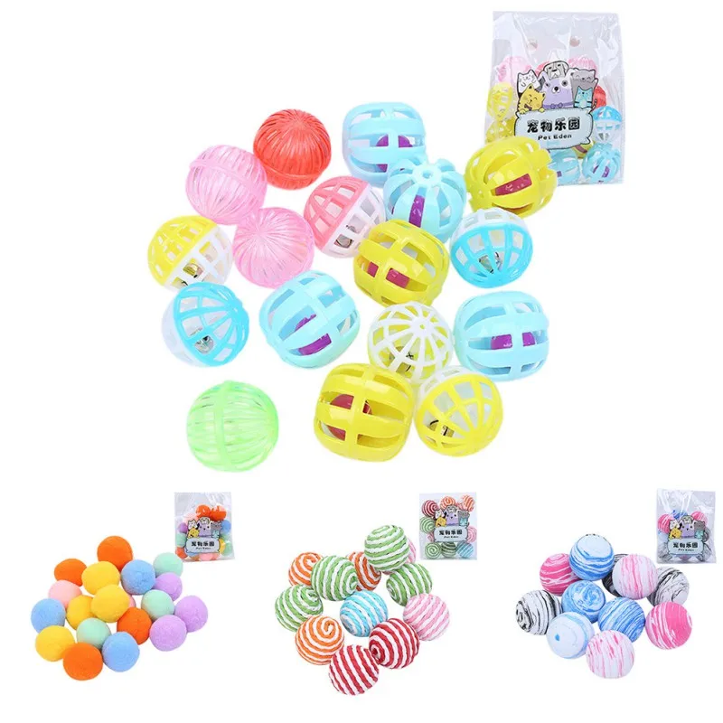 Pet Cat Plush Ball Combo Set Plastic Ball Toy Spree For Teasing Cats Kitten Playing Game Gripping Biting Chewing (random Color)
Pet Cat Plush Ball Combo Set Plastic Ball Toy Spree For Teasing Cats Kitten Playing Game Gripping Biting Chewing (random Color)