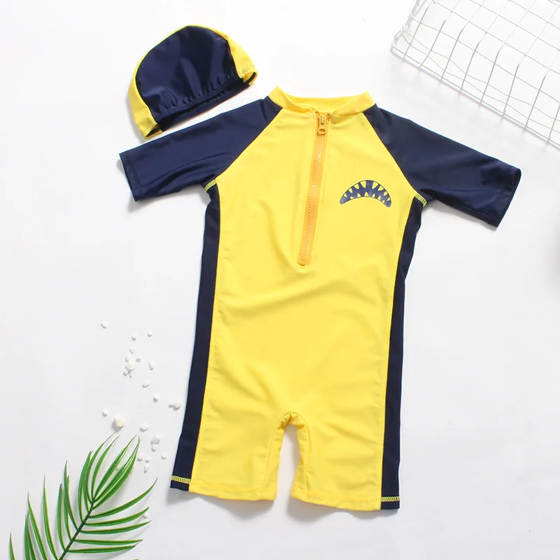 2020 New 2XL Yellow Blue Patchwork One Piece Swimsuit Baby Boy with Sleeve Swimwear Kid Sport Zipper Beach Bathing Suit Children
2020 New 2XL Yellow Blue Patchwork One Piece Swimsuit Baby Boy with Sleeve Swimwear Kid Sport Zipper Beach Bathing Suit Children