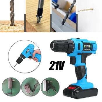 High Quality 21V Electric Screwdriver Cordless Drill Driver Repair Tool Rechargeable W/ Battery & Charger
High Quality 21V Electric Screwdriver Cordless Drill Driver Repair Tool Rechargeable W/ Battery & Charger