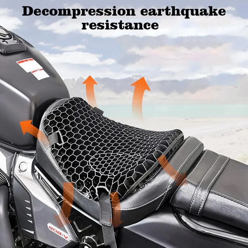 Motorcycle Seat Cushion Honeycomb Air Comfort Gel Autobike Decompression Cover Shock Absorbing Pressure Relief Cooling Cushion
Motorcycle Seat Cushion Honeycomb Air Comfort Gel Autobike Decompression Cover Shock Absorbing Pressure Relief Cooling Cushion