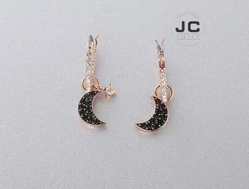 New Fashion Charms Silver 925 Original Copy Female Jewelry,Mysterious Moon SYMBOL Star Moon Earrings For Girlfriend With Logo 
New Fashion Charms Silver 925 Original Copy Female Jewelry,Mysterious Moon SYMBOL Star Moon Earrings For Girlfriend With Logo