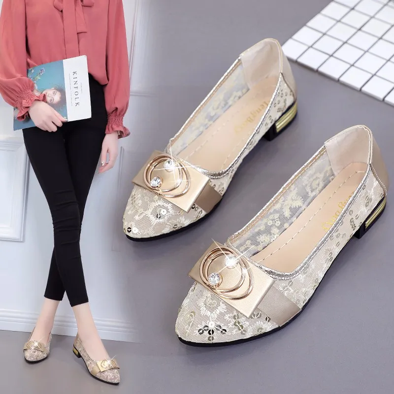 2019 Summer New Style Man-made Diamond Sandals Women's Korean-style Versatile Gauze Hollow out Pointed Shoes Women's Comfortable
2019 Summer New Style Man-made Diamond Sandals Women's Korean-style Versatile Gauze Hollow out Pointed Shoes Women's Comfortable