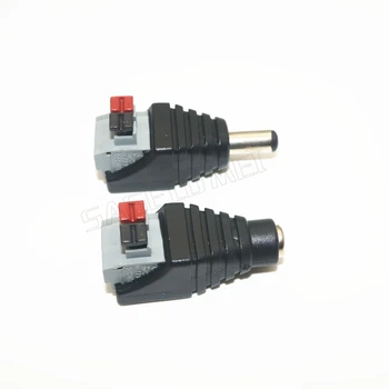 10pcs 5.5*2.1mm DC Pressed Connected No Screws Male Female DC Connector to Power Adapter For 5050 3528 Single Color Led strip
10pcs 5.5*2.1mm DC Pressed Connected No Screws Male Female DC Connector to Power Adapter For 5050 3528 Single Color Led strip