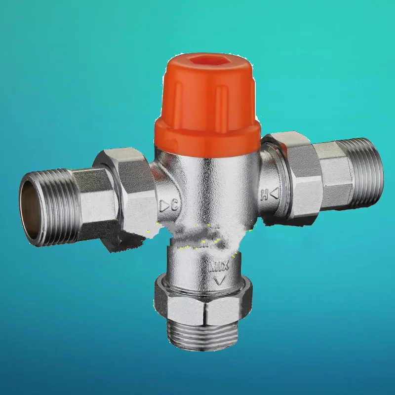 Thermostatic 3 way valve thermostatic mixing valve DN15 DN20 DN25 brass thermostatic valve for Solar Water Heater Valve
Thermostatic 3 way valve thermostatic mixing valve DN15 DN20 DN25 brass thermostatic valve for Solar Water Heater Valve