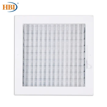 HBI W10"*H10" Adjustable Blade White Ceiling/Sidewall Air Register Vent Cover Diffuser Heavy Duty Stamped Steel
HBI W10"*H10" Adjustable Blade White Ceiling/Sidewall Air Register Vent Cover Diffuser Heavy Duty Stamped Steel
