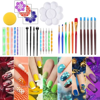 33pcs Mandala DIY Rock Paint Brushes Nail Art Pen Paint Stencil Tool Palette Kit For Family Salons Beauty Enthusiasts
33pcs Mandala DIY Rock Paint Brushes Nail Art Pen Paint Stencil Tool Palette Kit For Family Salons Beauty Enthusiasts