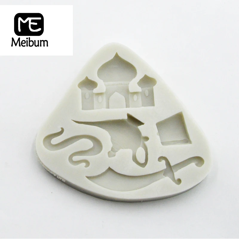 Meibum Silicone Fondant Cake Mold Knife Swords Magic lamp Palace Pattern Paste Sugar Craft Cookies Chocolate Decorating Mould
Meibum Silicone Fondant Cake Mold Knife Swords Magic lamp Palace Pattern Paste Sugar Craft Cookies Chocolate Decorating Mould