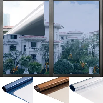 SUNICE Static Cling Stained Window Tint for Home One Way Privacy Window Mirror Vinyl Film Heat Control Anti UV 152cmx200cm
SUNICE Static Cling Stained Window Tint for Home One Way Privacy Window Mirror Vinyl Film Heat Control Anti UV 152cmx200cm