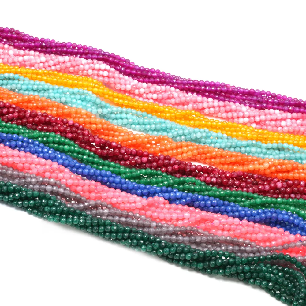 Natural Stone Faceted Scattered bead agates crystal string Beads for Jewelry Making DIY Necklace Bracelet Accessories size 3mm
Natural Stone Faceted Scattered bead agates crystal string Beads for Jewelry Making DIY Necklace Bracelet Accessories size 3mm