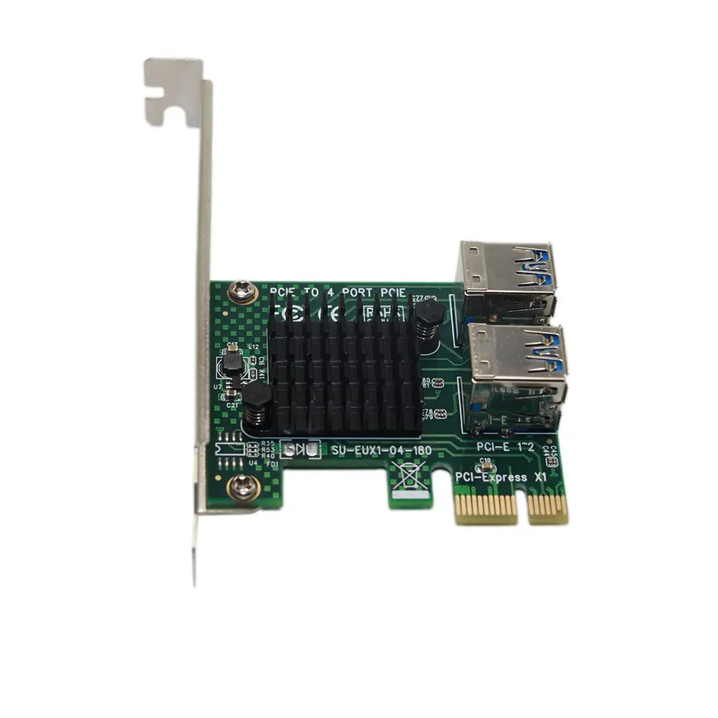 Riser Card Pci-E To Pci-E Riser Card 1 To 4 Pci-Ex1 To Pci-Ex16 Graphics Interface One To Four Adapter Card
Riser Card Pci-E To Pci-E Riser Card 1 To 4 Pci-Ex1 To Pci-Ex16 Graphics Interface One To Four Adapter Card