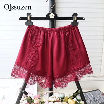 Lace Patchwork Thin Summer Short Pant Women Elastic Waist Beach Cool Shorts For Women's White Black Red
Lace Patchwork Thin Summer Short Pant Women Elastic Waist Beach Cool Shorts For Women's White Black Red