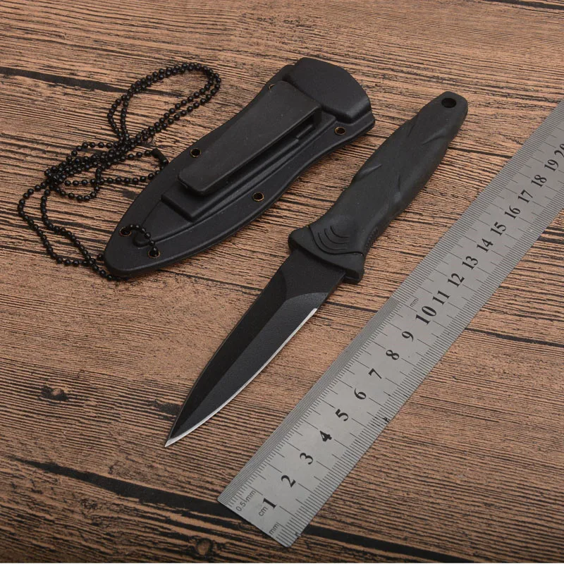 New Hunting Knives Tactical Dive Fixed Knife Rubber Handle 440 Blade Outdoor Survival Utility EDC Tool with Sheath
New Hunting Knives Tactical Dive Fixed Knife Rubber Handle 440 Blade Outdoor Survival Utility EDC Tool with Sheath