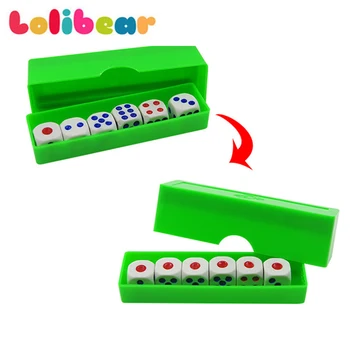 

Prediction Dices (Normal Dice) Magic Tricks Six Die Flash Change Magia Close Up Gimmick Props Illusion Funny Toys for Kids Show