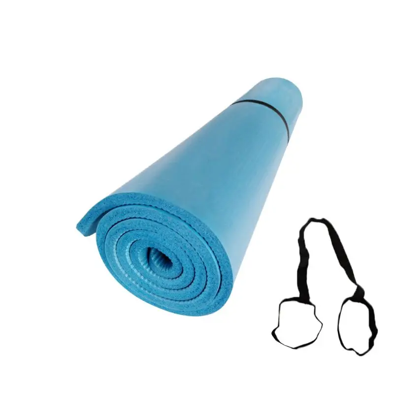 Йога и Пилатес гимнастический коврик 10 мм NBR пена с ремнем для переноски