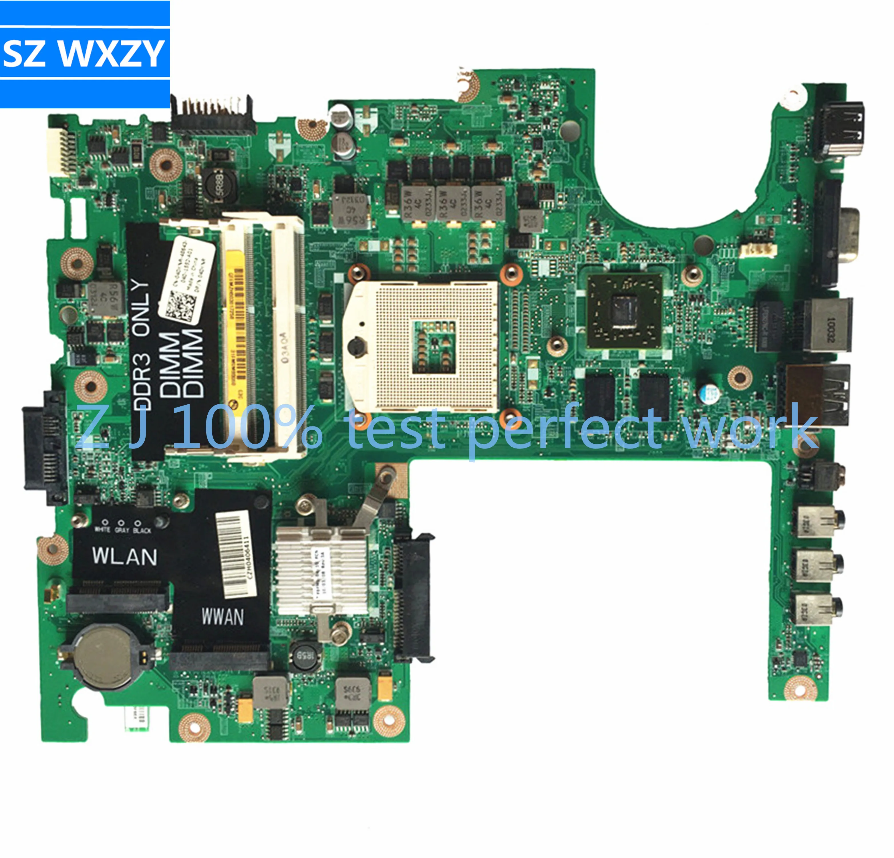 Материнская плата для ноутбука DELL 1558 модель CN-04DKNR 04DKNR 4DKNR HM55 HD 5470 1 ГБ материнская