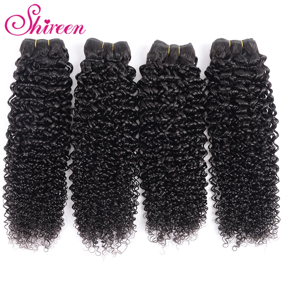 Shireen Hair Products malaysian kinky curly hair 100% Human Hair Weave Bundles Natural Black Color 4bundles Remy hair
Shireen Hair Products malaysian kinky curly hair 100% Human Hair Weave Bundles Natural Black Color 4bundles Remy hair
