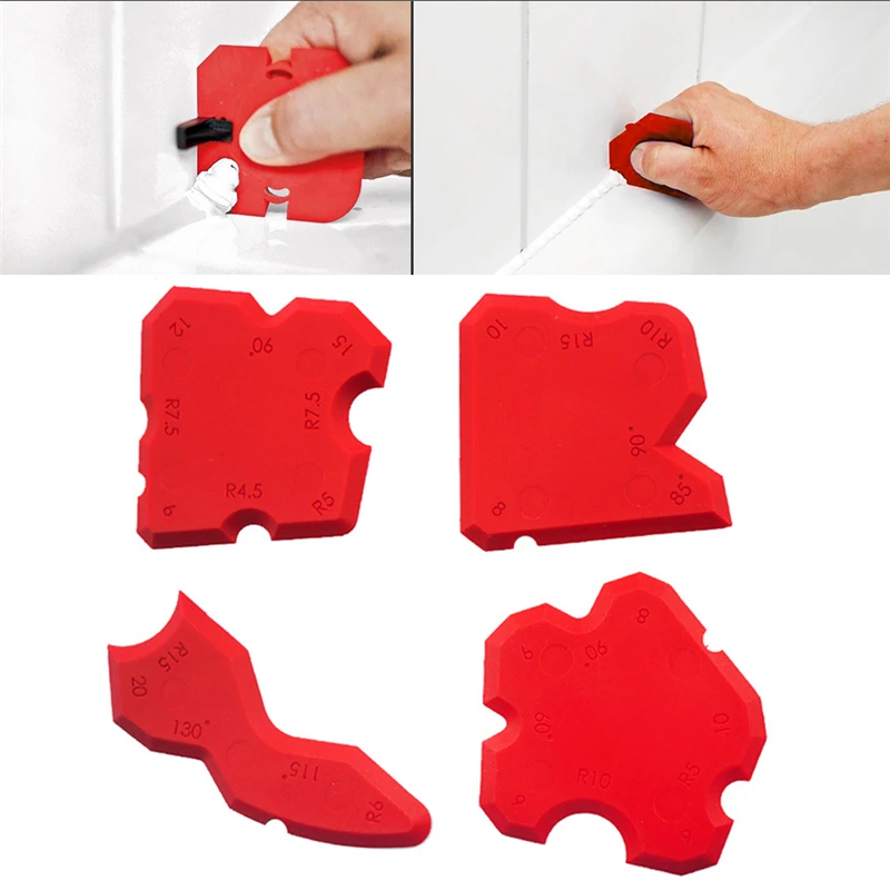 4PCS Grouting Smoothing Caulking Profiling Scraper Applicator Tool Kit Finishing Line Joint Corner Silicone Sealant Caulking Gun
4PCS Grouting Smoothing Caulking Profiling Scraper Applicator Tool Kit Finishing Line Joint Corner Silicone Sealant Caulking Gun