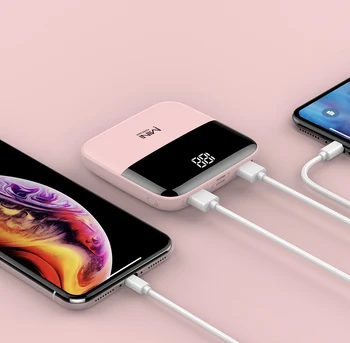 20000mAh Mirror Screen Portable Power Bank 3 Input Double Output Mini Powerbank For iPhone Android Smart Mobile Phone Poverbank
20000mAh Mirror Screen Portable Power Bank 3 Input Double Output Mini Powerbank For iPhone Android Smart Mobile Phone Poverbank