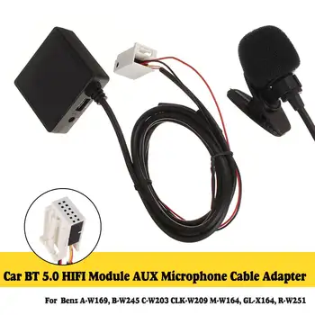 Audio Car bluetooth 5.0 Wireless HIFI Module AUX Microphone Cable Adapter Radio Stereo For Mercedes For Benz W169 W245 W203 W209
Audio Car bluetooth 5.0 Wireless HIFI Module AUX Microphone Cable Adapter Radio Stereo For Mercedes For Benz W169 W245 W203 W209