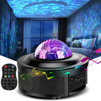 Galaxy Light Projector Night Light Starry Lamp Bluetooth Speaker with Remote Control Timer Colour Changing Music Player
Galaxy Light Projector Night Light Starry Lamp Bluetooth Speaker with Remote Control Timer Colour Changing Music Player