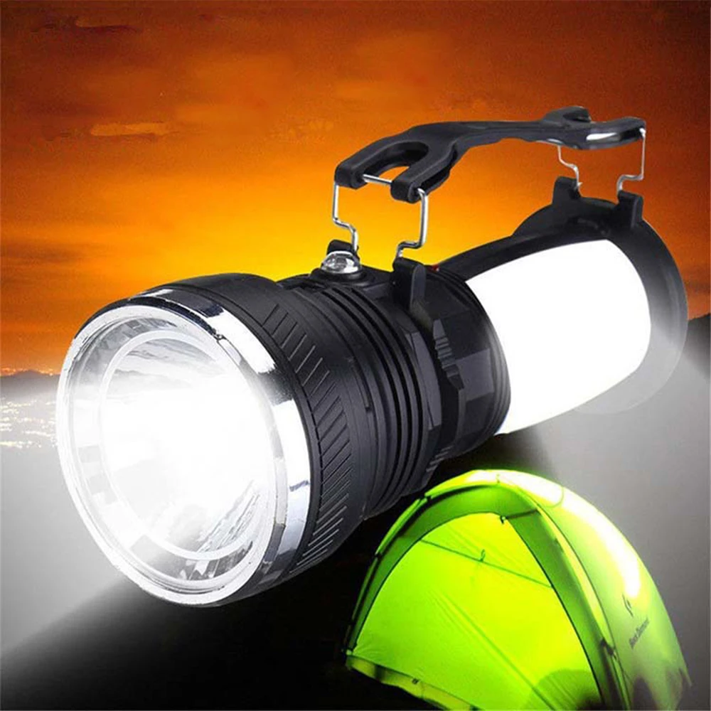 Solar Power Rechargeable LED Flashlight Camping Tent Light Lantern Lamp IP65 Waterproof For Outdoor Camping Lighting
Solar Power Rechargeable LED Flashlight Camping Tent Light Lantern Lamp IP65 Waterproof For Outdoor Camping Lighting