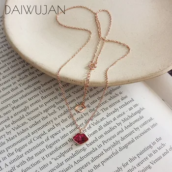 DAIWUJAN 925 Sterling Sliver Sexy Temptation Red Lips Chain Necklaces For Women Girls Rose Zircon Pendant Necklace Jewelry Gift
DAIWUJAN 925 Sterling Sliver Sexy Temptation Red Lips Chain Necklaces For Women Girls Rose Zircon Pendant Necklace Jewelry Gift