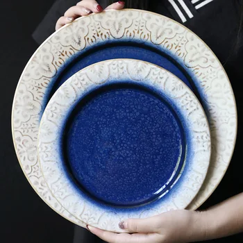 Tableware Ceramic Dinner Plate Set Dish 8/10 Inch Porcelain Cute Dessert Plate Dinnerware European-style Retro Relief Plate
Tableware Ceramic Dinner Plate Set Dish 8/10 Inch Porcelain Cute Dessert Plate Dinnerware European-style Retro Relief Plate