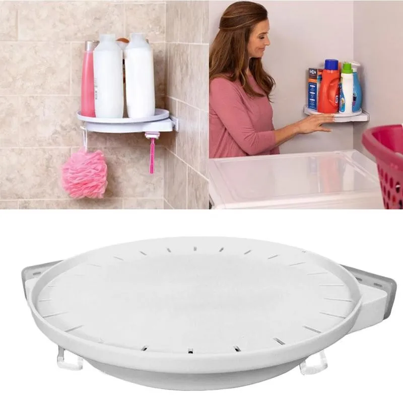 Instahang Rotating Shelf Kitchen Bathroom Storage Shelf Organizing Rotating Shelf