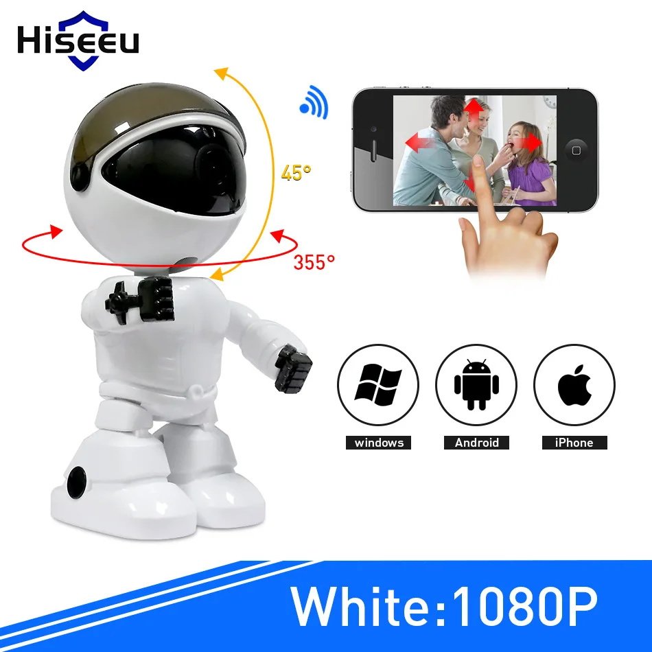 Hiseeu FHK-1080P Smart IP Camera WiFi Home Infrared Night Vision One Machine Network HD Remote Monitor Surveillance Camera
Hiseeu FHK-1080P Smart IP Camera WiFi Home Infrared Night Vision One Machine Network HD Remote Monitor Surveillance Camera