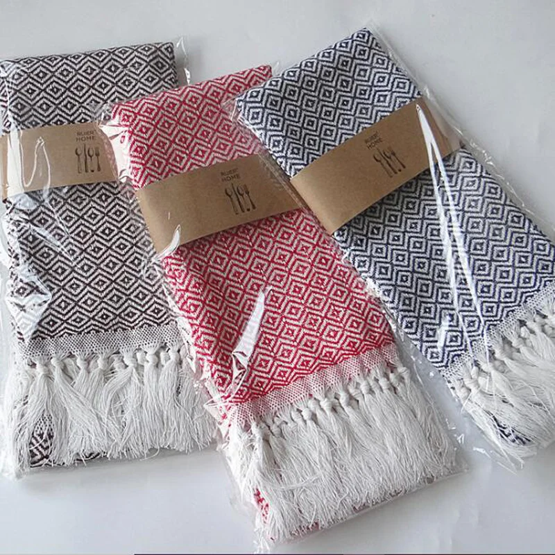 1pc NEW 38x70cm Tea Towel With Tassels Cotton Kitchen Towel Tableware Cleaning Cloth Dish Towel
1pc NEW 38x70cm Tea Towel With Tassels Cotton Kitchen Towel Tableware Cleaning Cloth Dish Towel