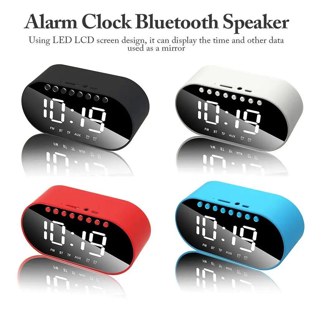 LED Alarm Clock Digital Clock Wireless Bluetooth Speakers Support Dual Alarm Clock/ FM Radio/ AUX-in/ TF Card/ Flash Drive
LED Alarm Clock Digital Clock Wireless Bluetooth Speakers Support Dual Alarm Clock/ FM Radio/ AUX-in/ TF Card/ Flash Drive