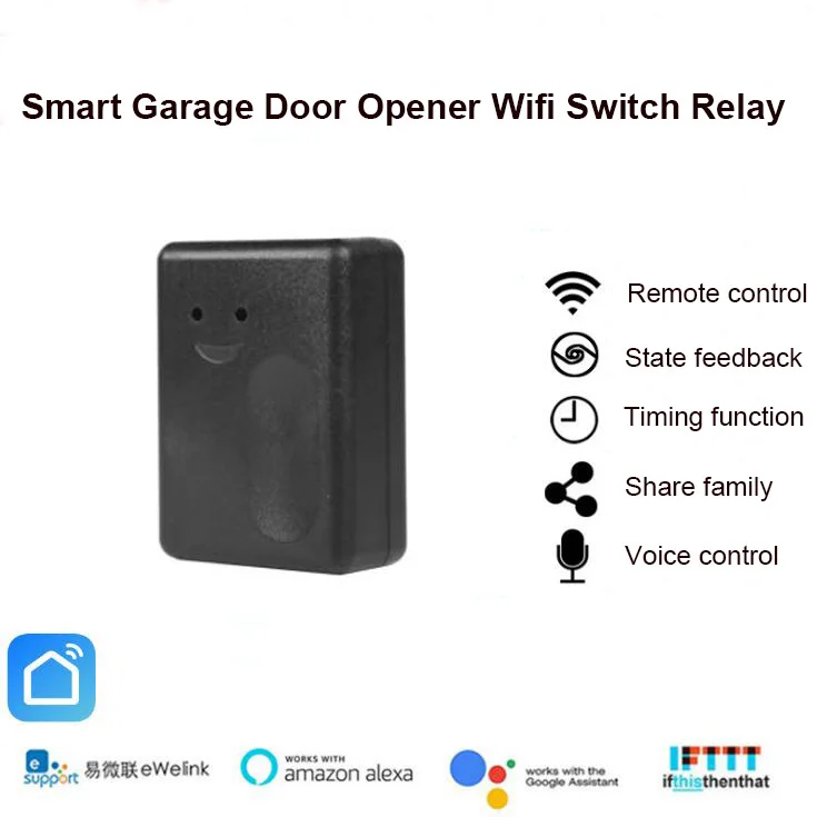 Smart Garage Door Opener Wifi Switch Relay Remote Control Works With Alexa Google Home IFTTT Tuya Smart Life
Smart Garage Door Opener Wifi Switch Relay Remote Control Works With Alexa Google Home IFTTT Tuya Smart Life