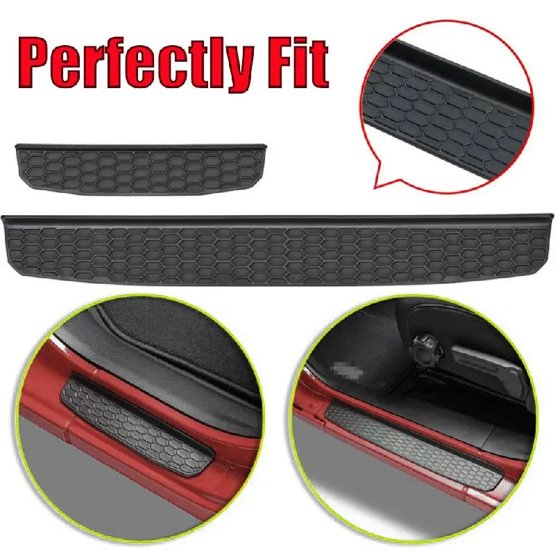 Auto Door Sill Scuff Plate Guard Welcome Pedal Cover Stickers Exterior Trim For Jeep Wrangler 2018 2019 Car Styling Accessories
Auto Door Sill Scuff Plate Guard Welcome Pedal Cover Stickers Exterior Trim For Jeep Wrangler 2018 2019 Car Styling Accessories