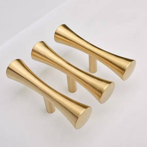 Pure Copper Cabinet Handles T Bar Pulls Brushed Gold Brass Drawer Knobs Pull Handles Dresser Pulls Kitchen Door Knobs
Pure Copper Cabinet Handles T Bar Pulls Brushed Gold Brass Drawer Knobs Pull Handles Dresser Pulls Kitchen Door Knobs